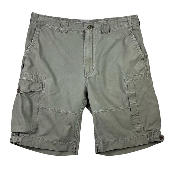Polo Sport Ralph Lauren Y2K Cargo Shorts  Men's Size 36  Army Green  Gorpcore - Picture 1 of 16